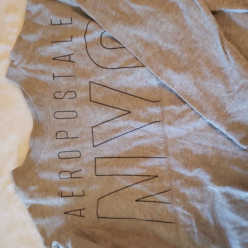 Aeropostale grey small shirt
